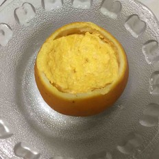 橙子鸡蛋羹
