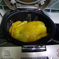 电饭锅版盐焗鸡的做法图解6