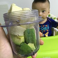 宝宝辅食6+ 牛油果香蕉泥的做法图解2