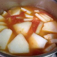 番茄金针菇冬瓜汤的做法图解4