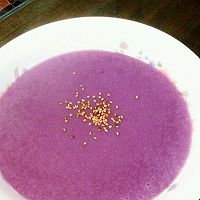 美容养颜的浪漫早餐 : 紫薯核桃糯米糊的做法图解4