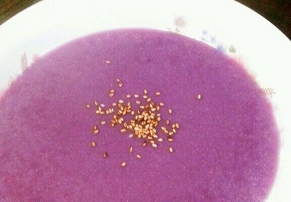 紫薯核桃糯米糊