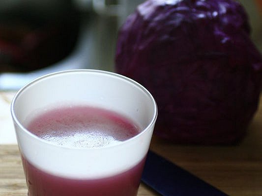 紫甘蓝柚子汁