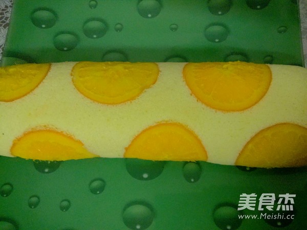 香橙芒果蛋糕卷