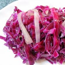 紫色蔬菜甘蓝菜的吃法